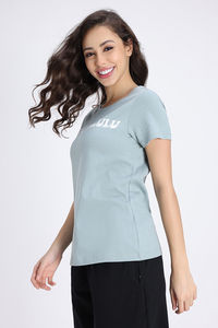 Zivame Knit Cotton Loungewear Top - Grey Mist — thumbnail 3